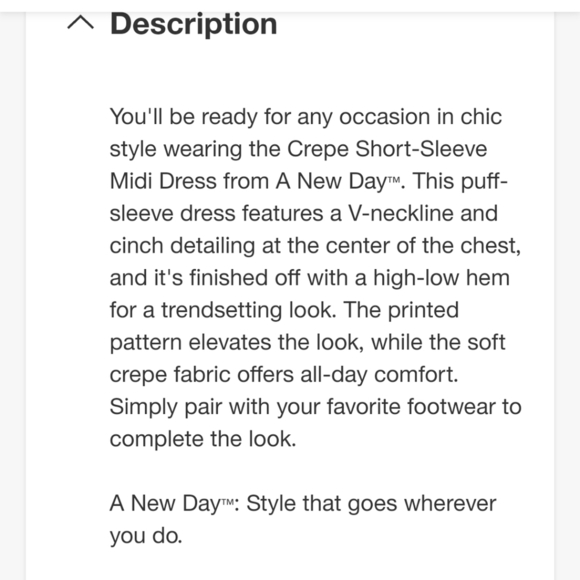 Women's Crepe Short Sleeve Midi Dress A New Day Beige Polka Dot - Picture 10 of 10